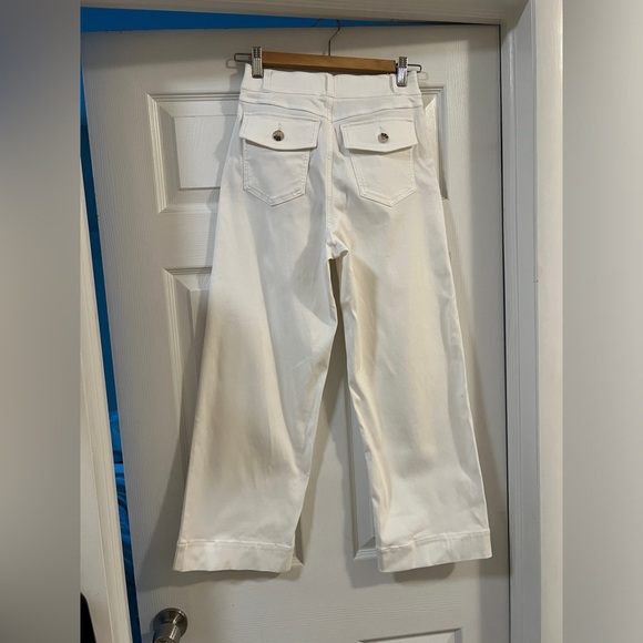 SPANX® Stretch Twill  cropped pull on pants - Picture 4 of 9